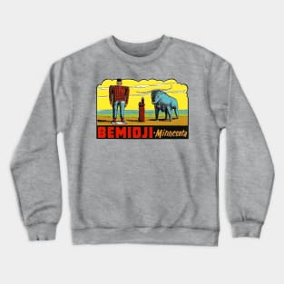 Bemidji Minnesota Vintage Crewneck Sweatshirt